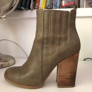 Block Heeled Bootie